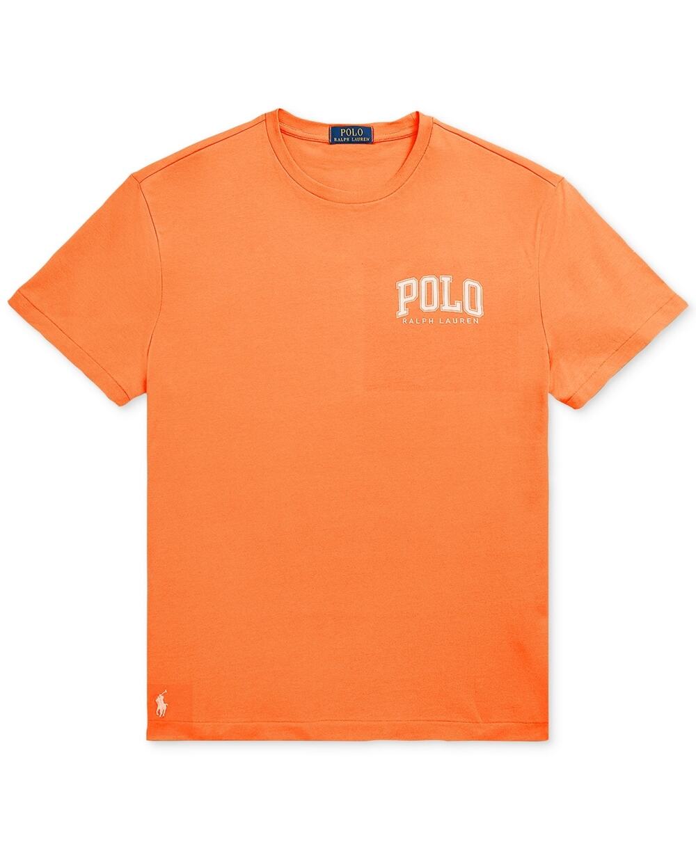 Polo Ralph Lauren Classic-Fit Cotton Logo Jersey T-Shirt Peach Large